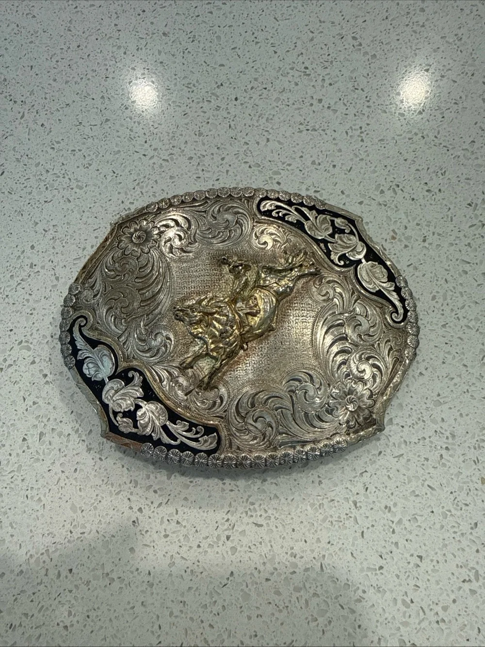 Montana Silversmiths Western Belt Buckle Bull Rider